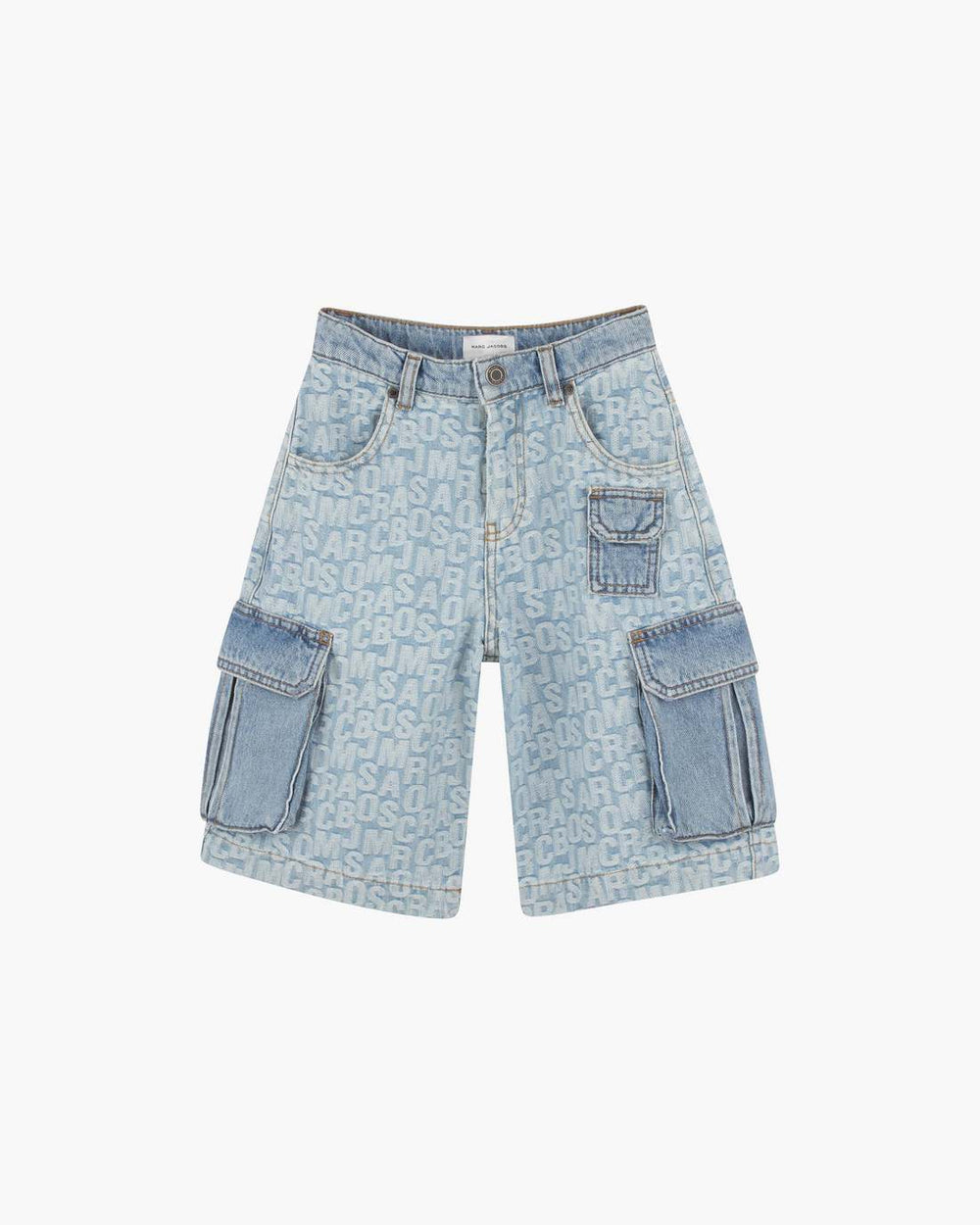 Marc Jacobs US - The Jumbled Logo Bermuda Short Blue