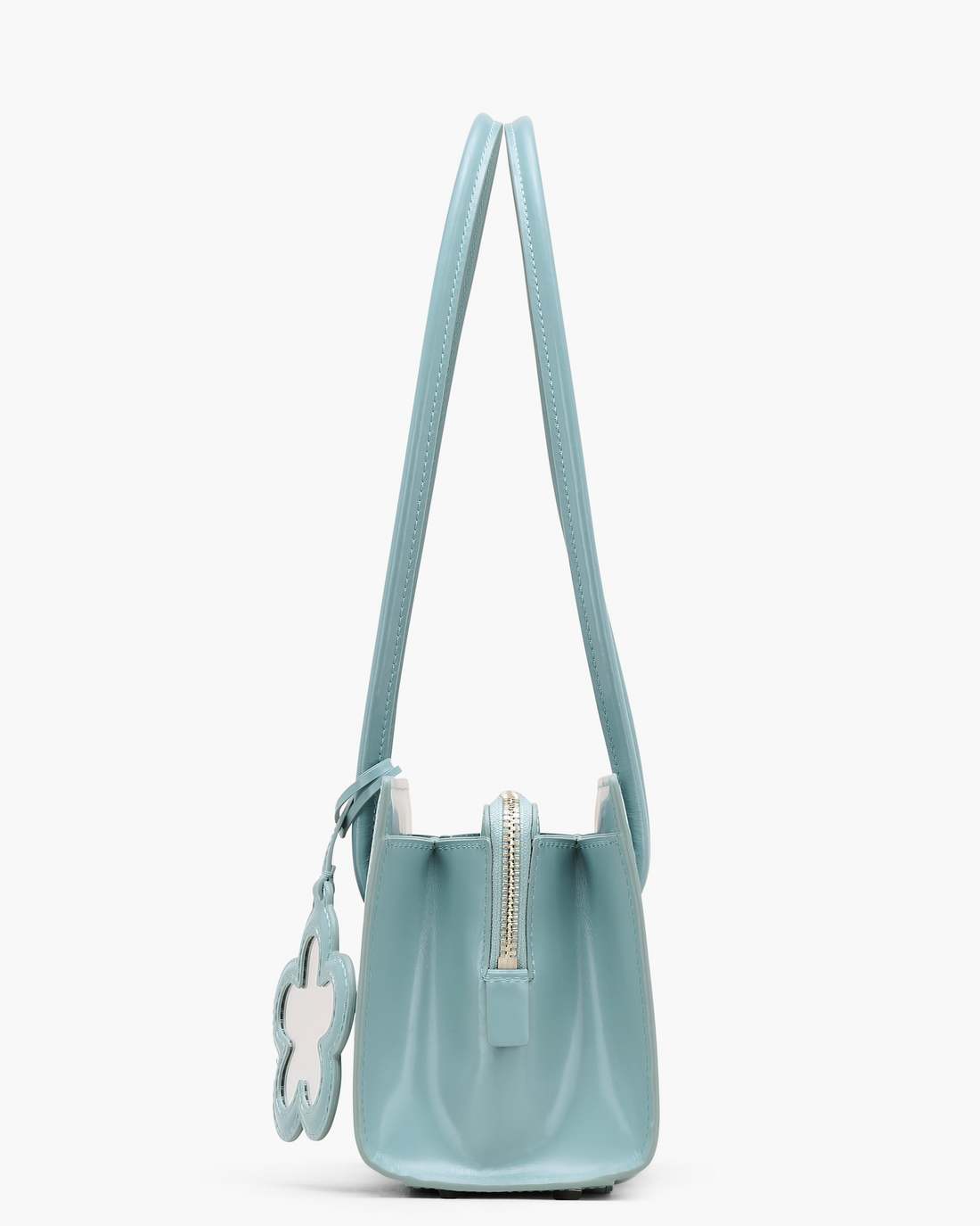 Marc Jacobs New - The Glam Mirror Satchel Sky Blue
