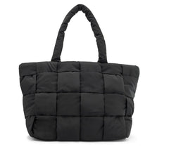 Skechers Quilted Checkered Shopper Bag