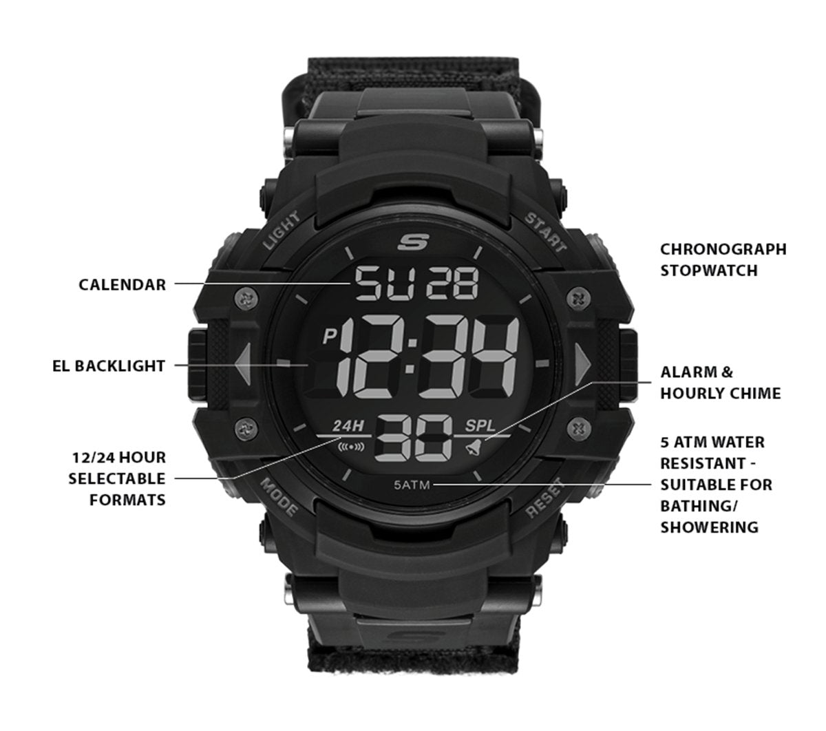 Skechers Keats Digital Watch