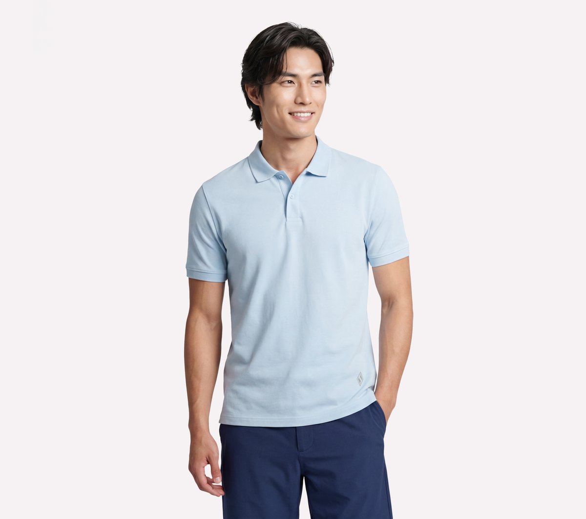 WHITE / BLUE,S