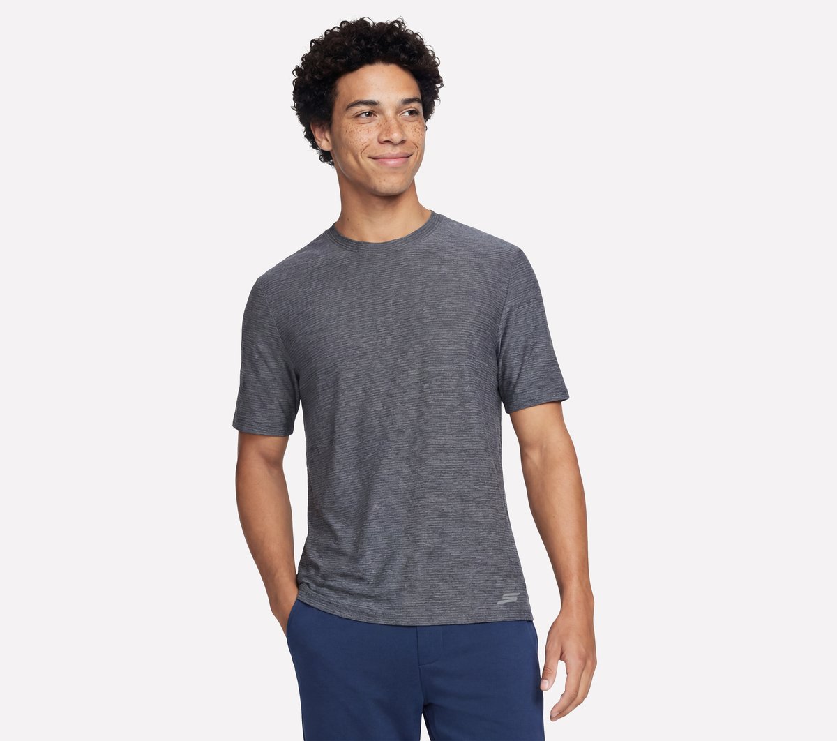 Skechers GO DRI All Day Stripe Tee