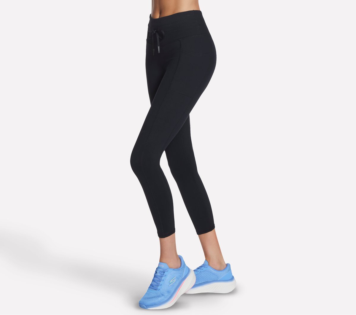 Skechers GO WALK Rib Mix High Waisted 7/8 Legging