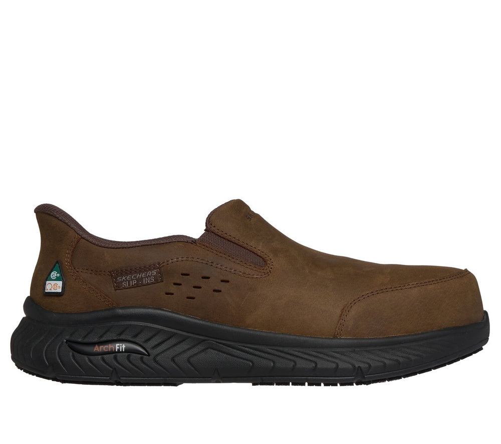 Skechers Slip-ins Work Slip-Resistant: Arch Fit Crosser