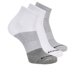 Skechers 3 Pack Men's Colorblock Quarter Socks