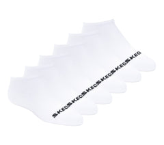 Skechers Cotton No-Show Socks - 6 Pack